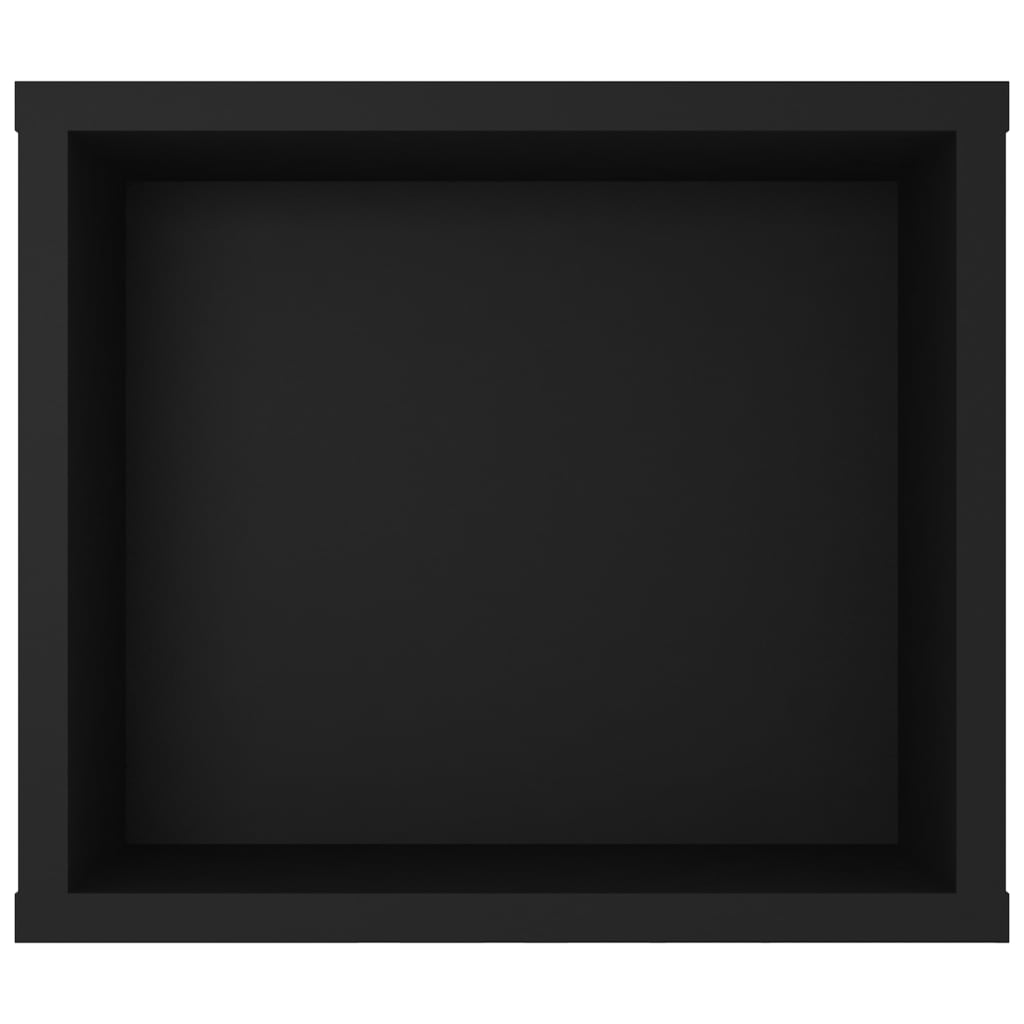 vidaXL Pakabinama televizoriaus spintelė, juoda, 100x30x26,5cm, MDP
