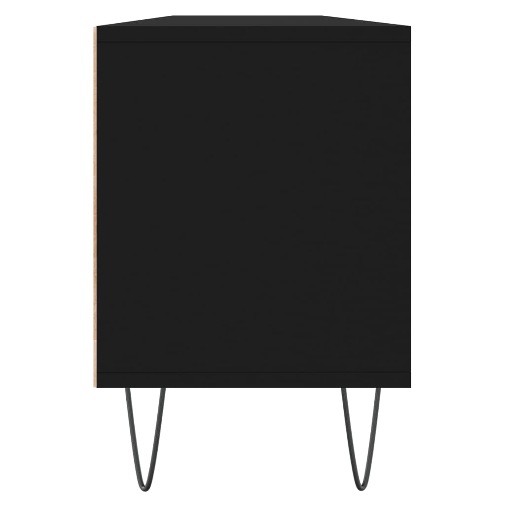 vidaXL Televizoriaus spintelė, juoda, 150x30x44,5cm, apdirbta mediena
