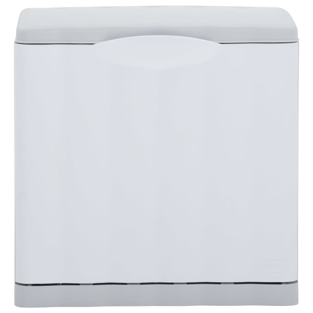 vidaXL Atliekų rūšiavimo dėžė, baltos spalvos, 40x30x40cm, 20l