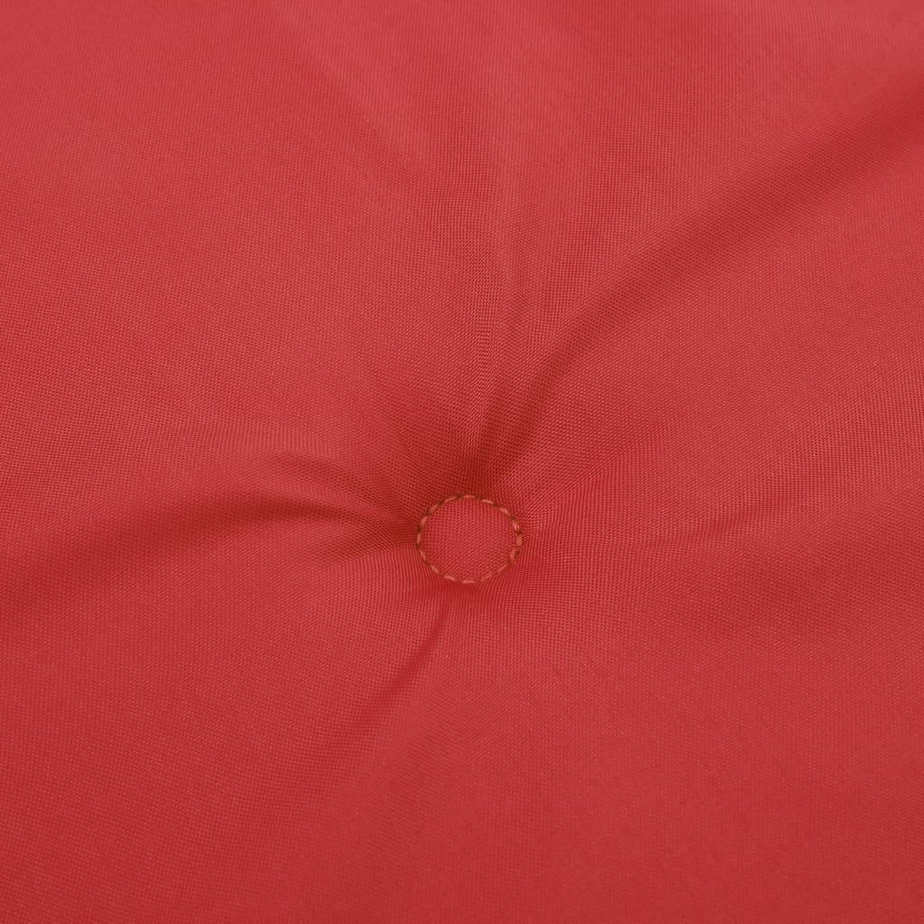 vidaXL Sodo suoliuko pagalvėlė, raudonos spalvos, 120x50x3cm, audinys