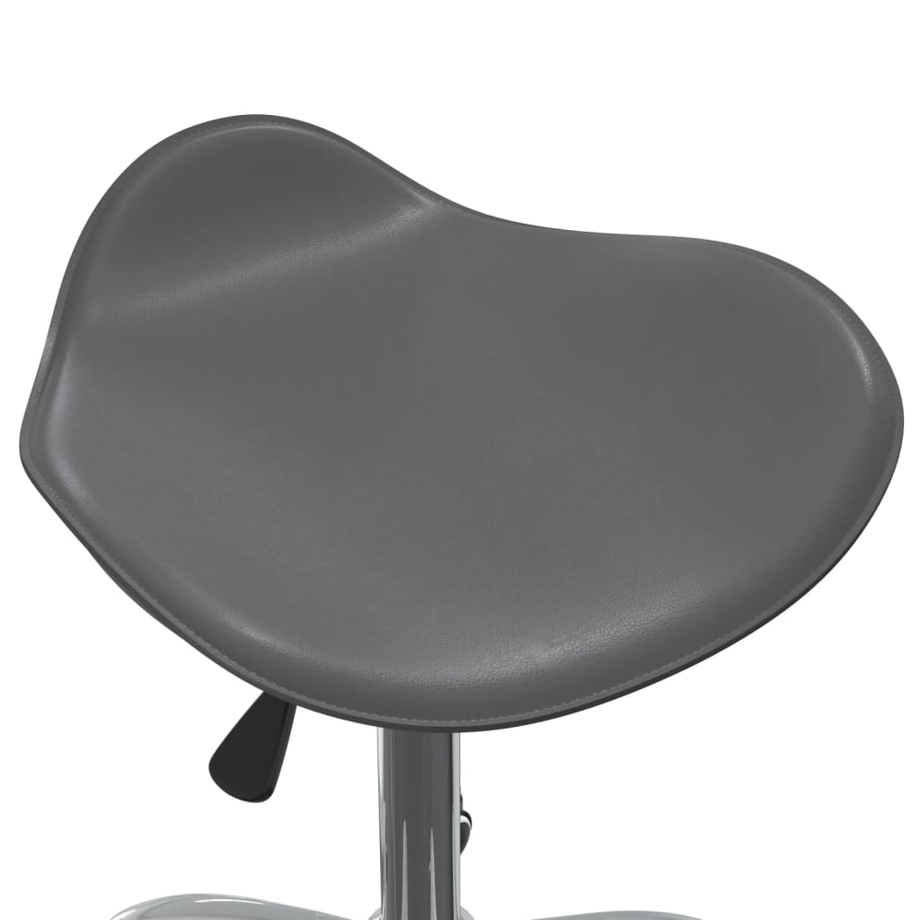 vidaXL Biuro kėdė, pilkos spalvos, dirbtinė oda (323688)