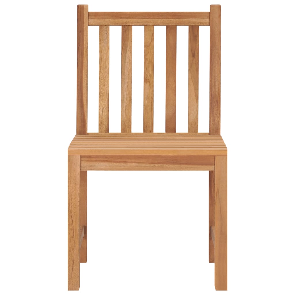 vidaXL Sodo kėdės, 2vnt., tikmedžio medienos masyvas