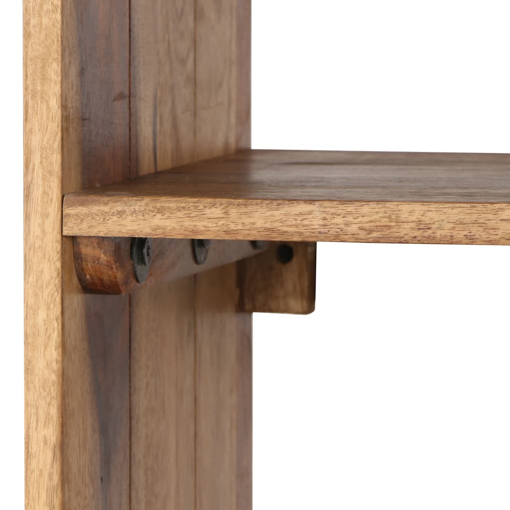 vidaXL Knygų lentyna, rausv. dalbergijos medienos masyvas, 75x30x170cm