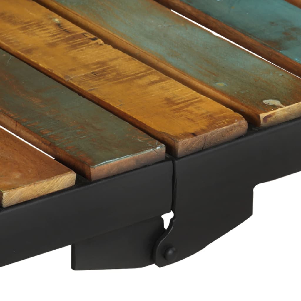vidaXL Virtuvės vežimėlis, 87x36x81cm, perdirbtos medienos masyvas