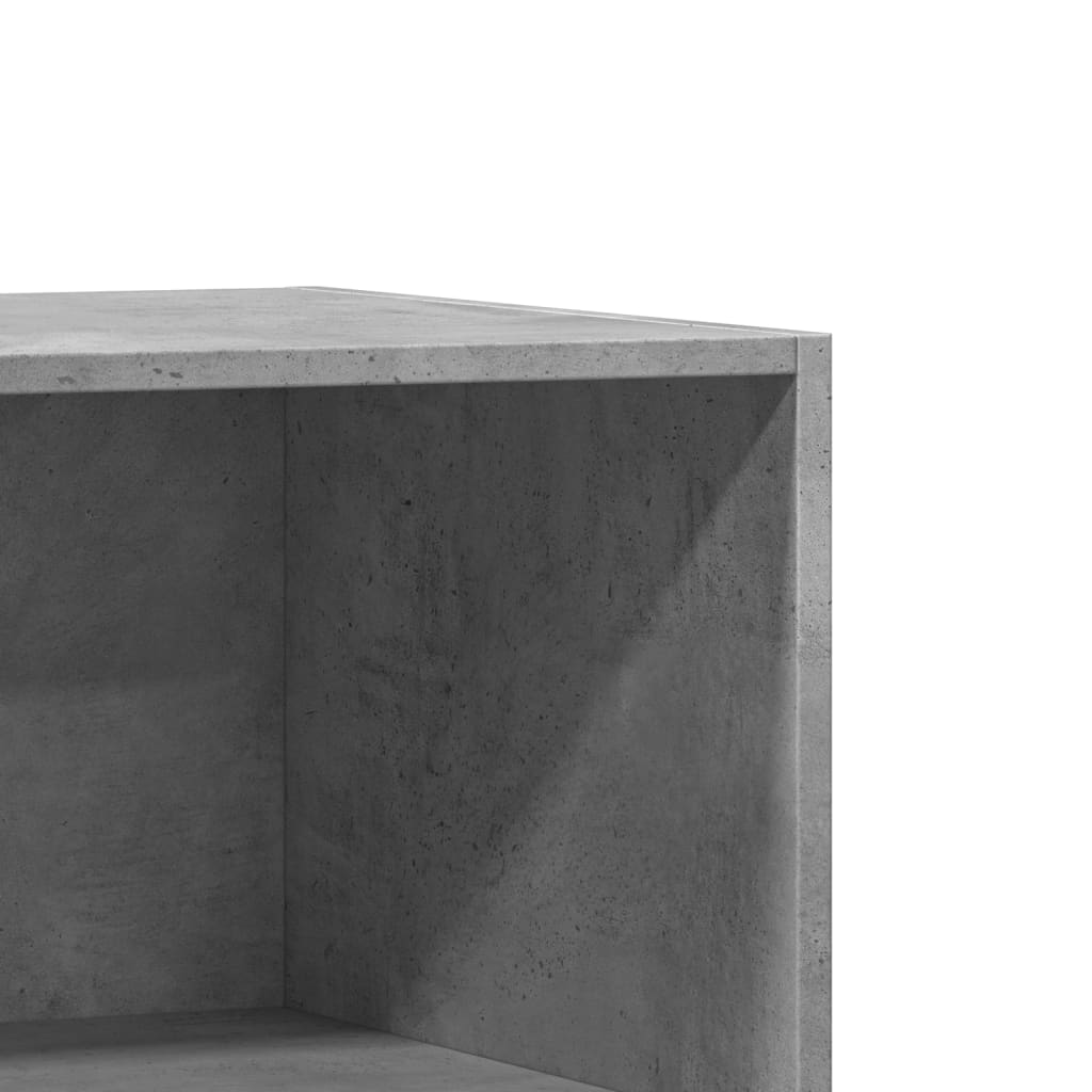 vidaXL Drabužių spinta, betono pilka, 77x48x102cm, apdirbta mediena