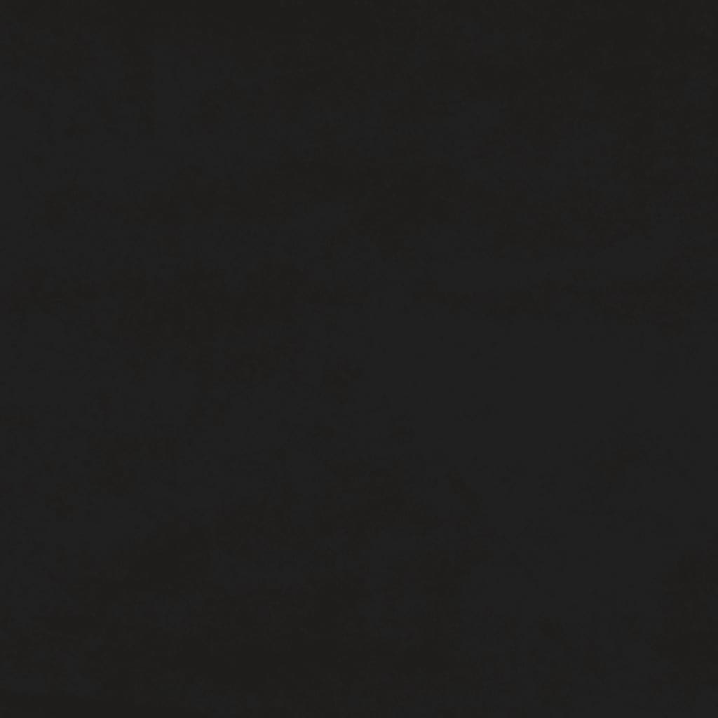 vidaXL Lovos rėmas, juodos spalvos, 120x190cm, aksomas
