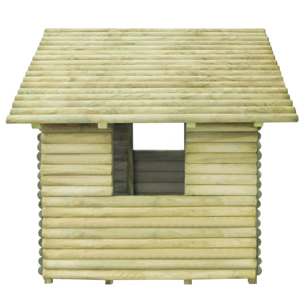 vidaXL Žaidimų namelis, impregnuota pušies mediena, 167x150x151cm