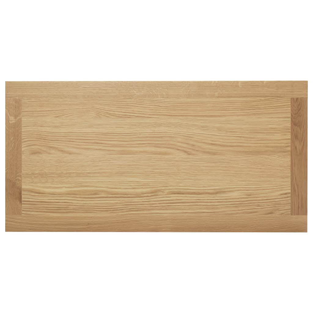 vidaXL Kavos staliukas, 90x45x40cm, ąžuolo medienos masyvas