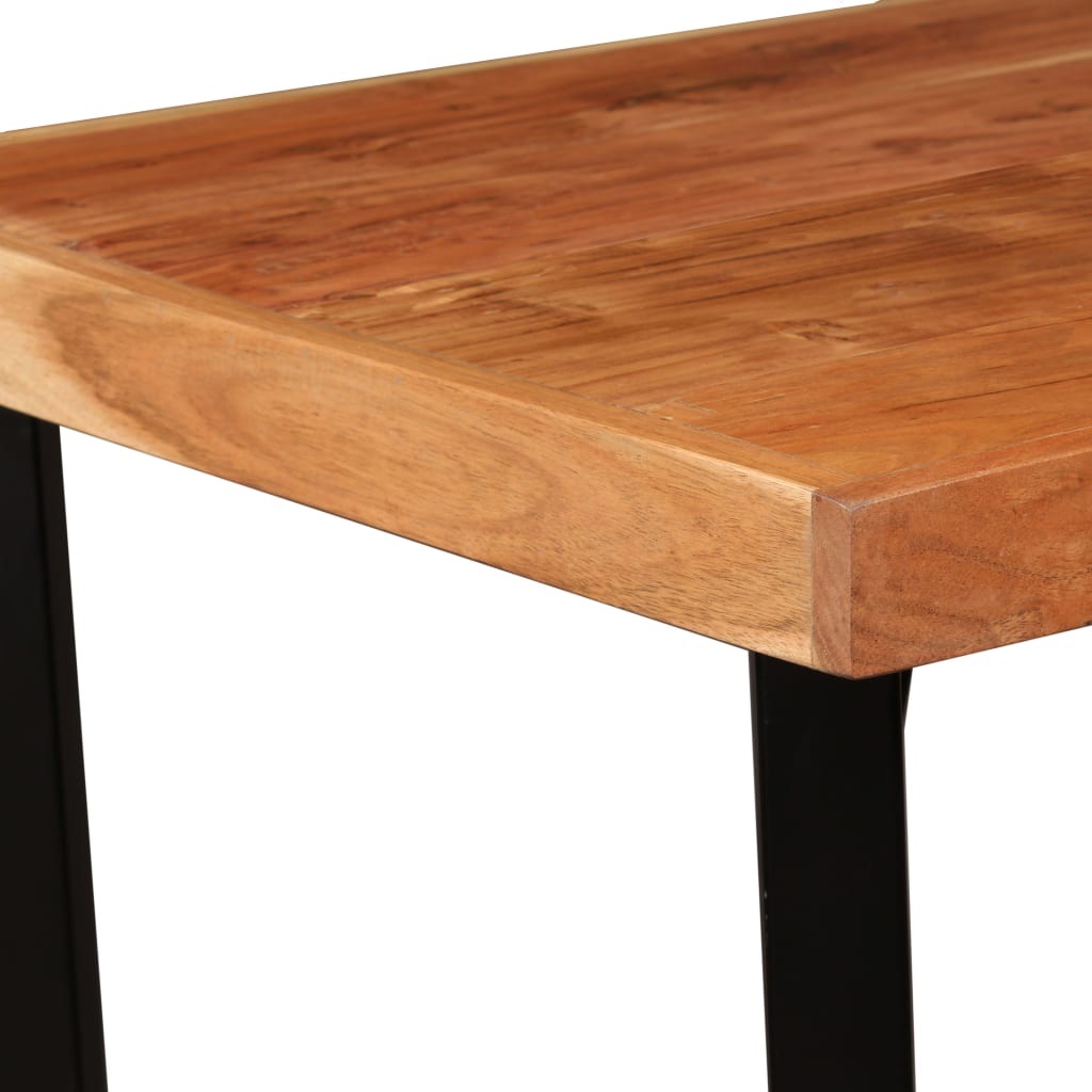vidaXL Baro baldų komplektas, 3d., akacijos ir perdirbtos mediena