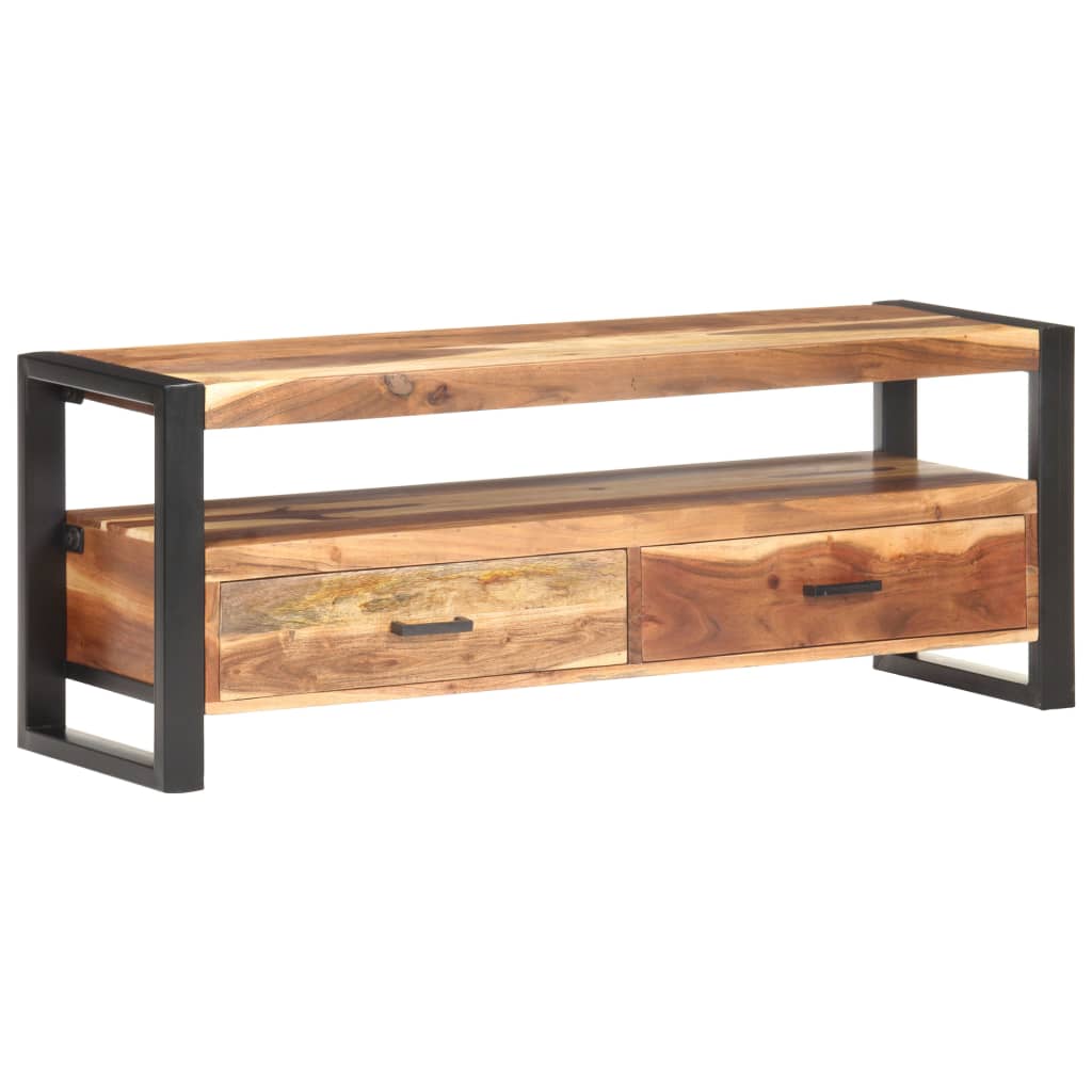 vidaXL Televizoriaus staliukas, 120x35x45cm, mediena su medaus apdaila