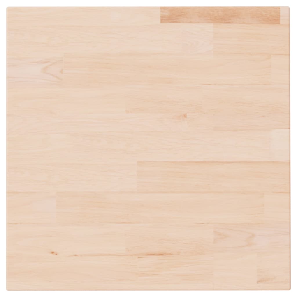 vidaXL Stalviršis, 40x40x2,5cm, neapdorotas ąžuolo medienos masyvas
