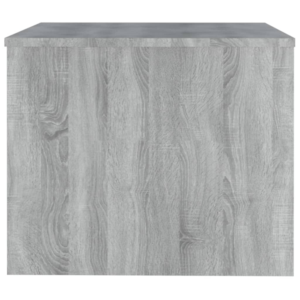 vidaXL Kavos staliukas, pilkas ąžuolo, 80x50x40cm, apdirbta mediena