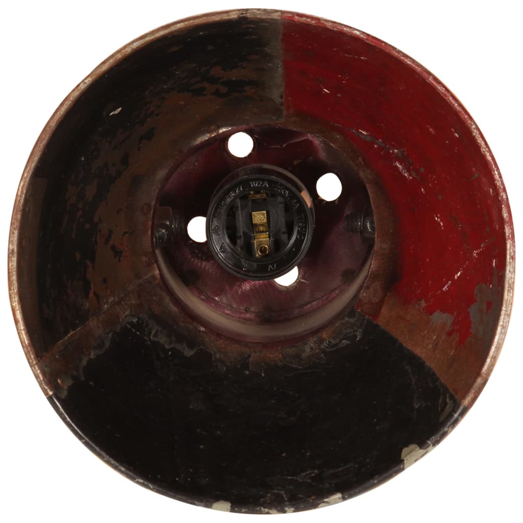 vidaXL Sieninis šviestuvas, įvairių spalvų, E27, apskritas, pramoninis