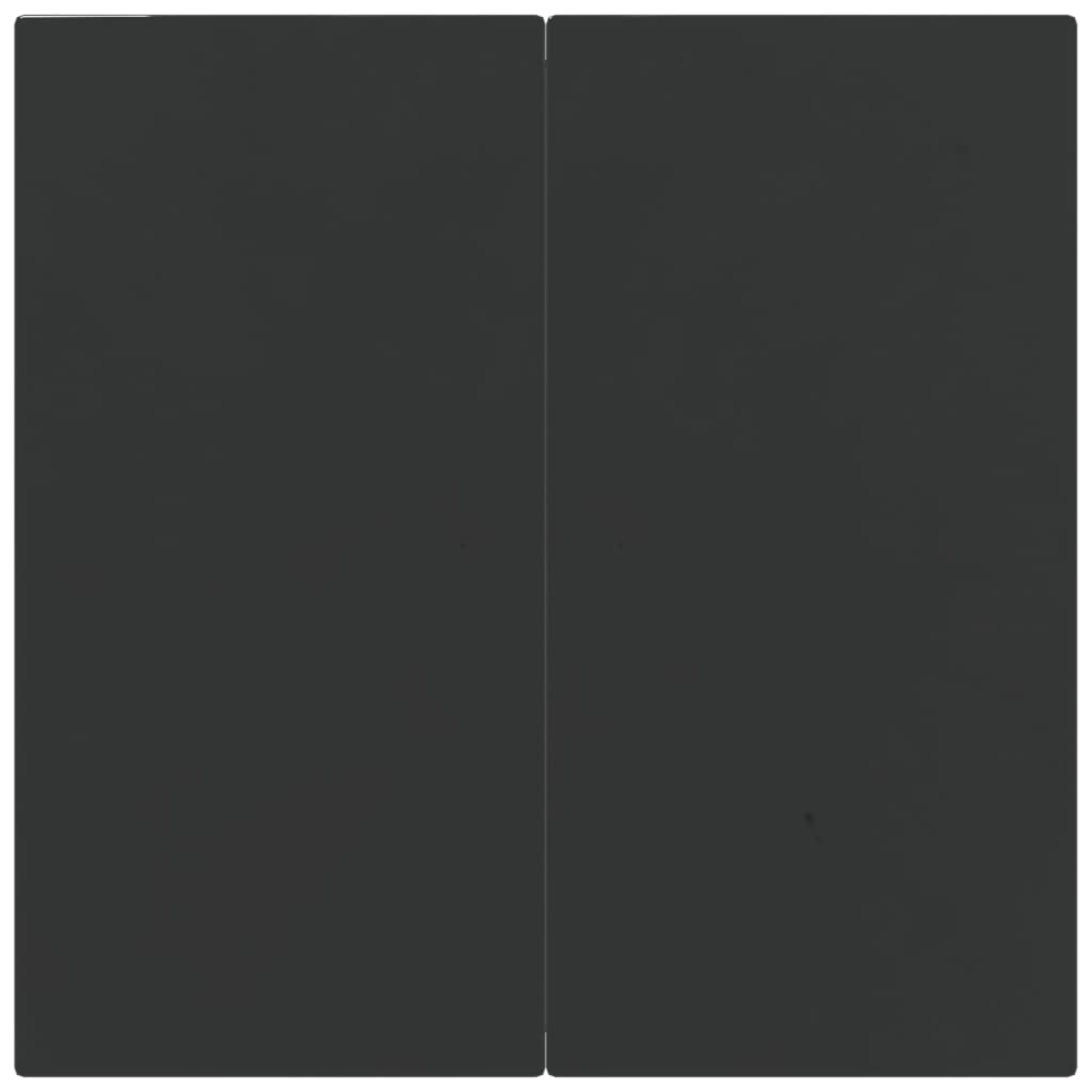 vidaXL Sodo valgomojo baldų komplektas, 3 dalių, juodas, poliratanas