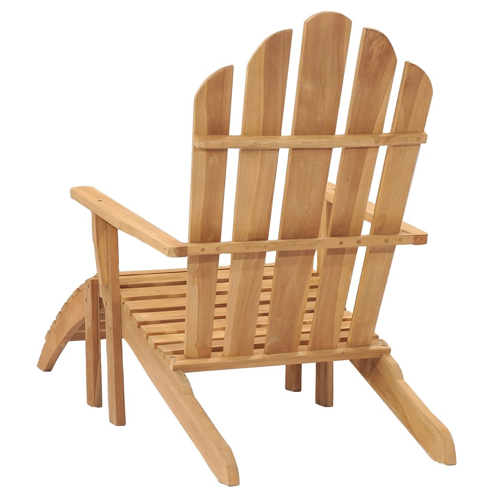 vidaXL Adirondack kėdė su pakoja, tikmedžio medienos masyvas