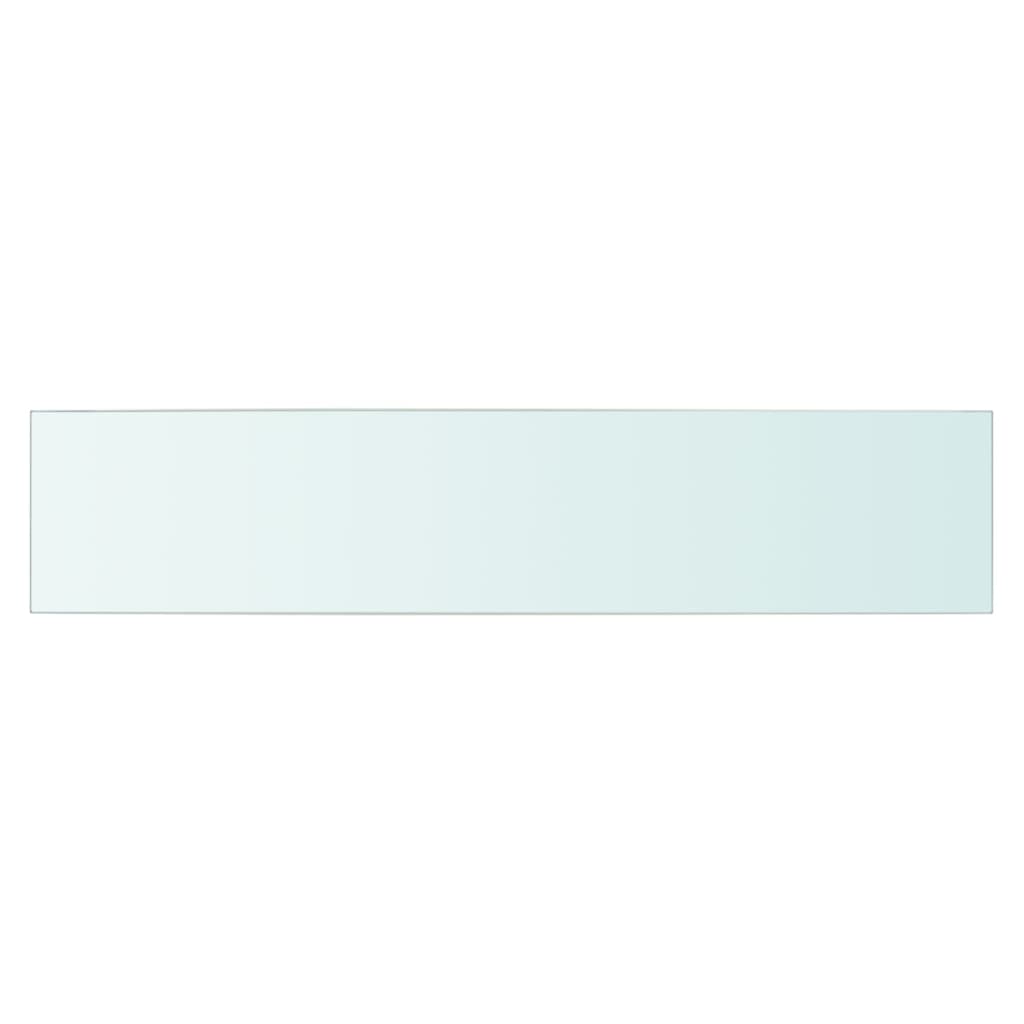 vidaXL Lentynos plokštė, skaidrus stiklas, 70x15 cm