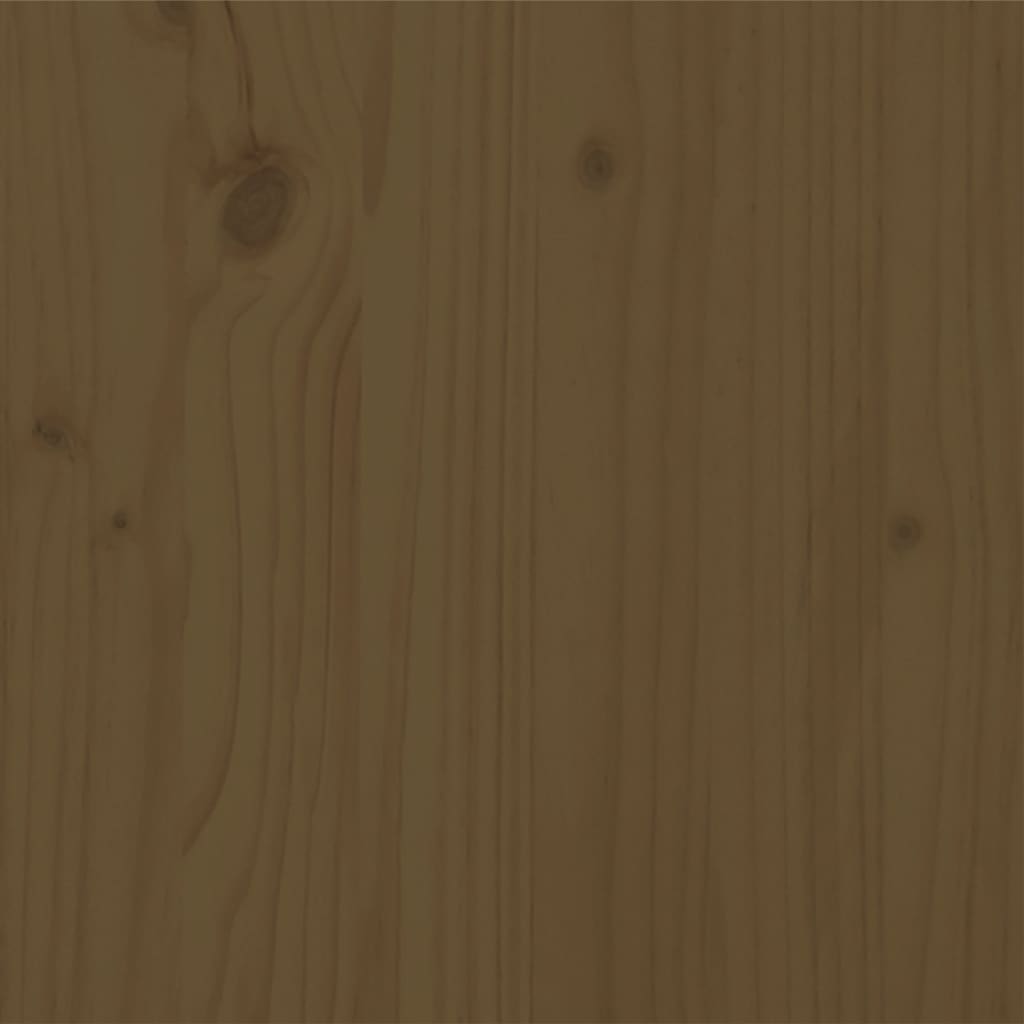 vidaXL Lovos rėmas, medaus rudos spalvos, 100x200cm, medienos masyvas