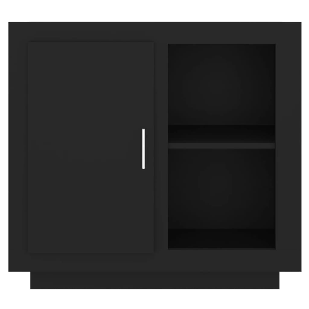 vidaXL Šoninė spintelė, juodos spalvos, 80x40x75cm