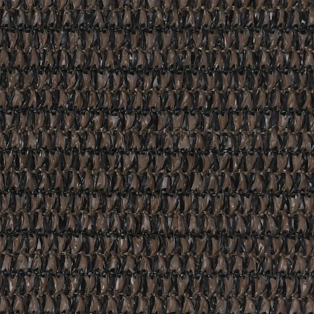 vidaXL Palapinės kilimėlis, rudos spalvos, 200x400cm