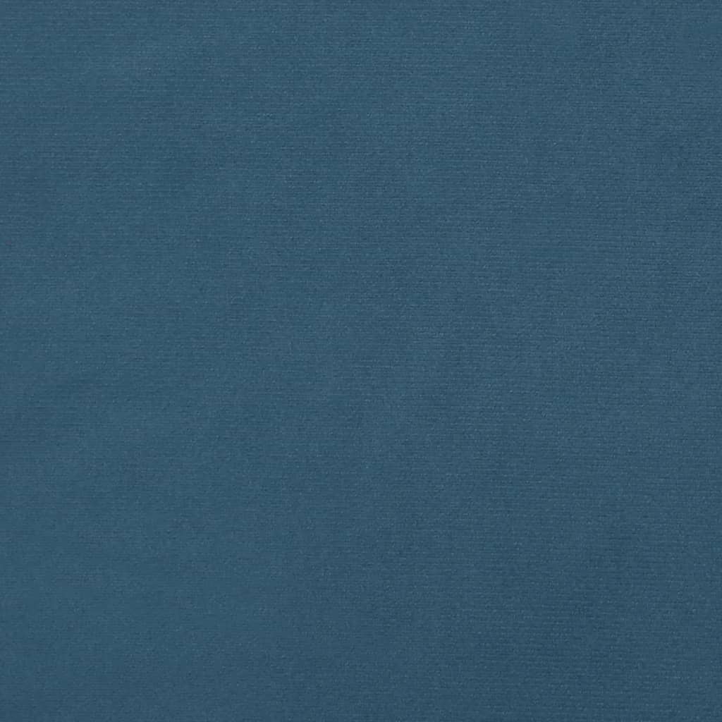 vidaXL Galvūgalis, 2vnt.tamsiai mėlynos spalvos, 90x5x78/88cm, aksomas