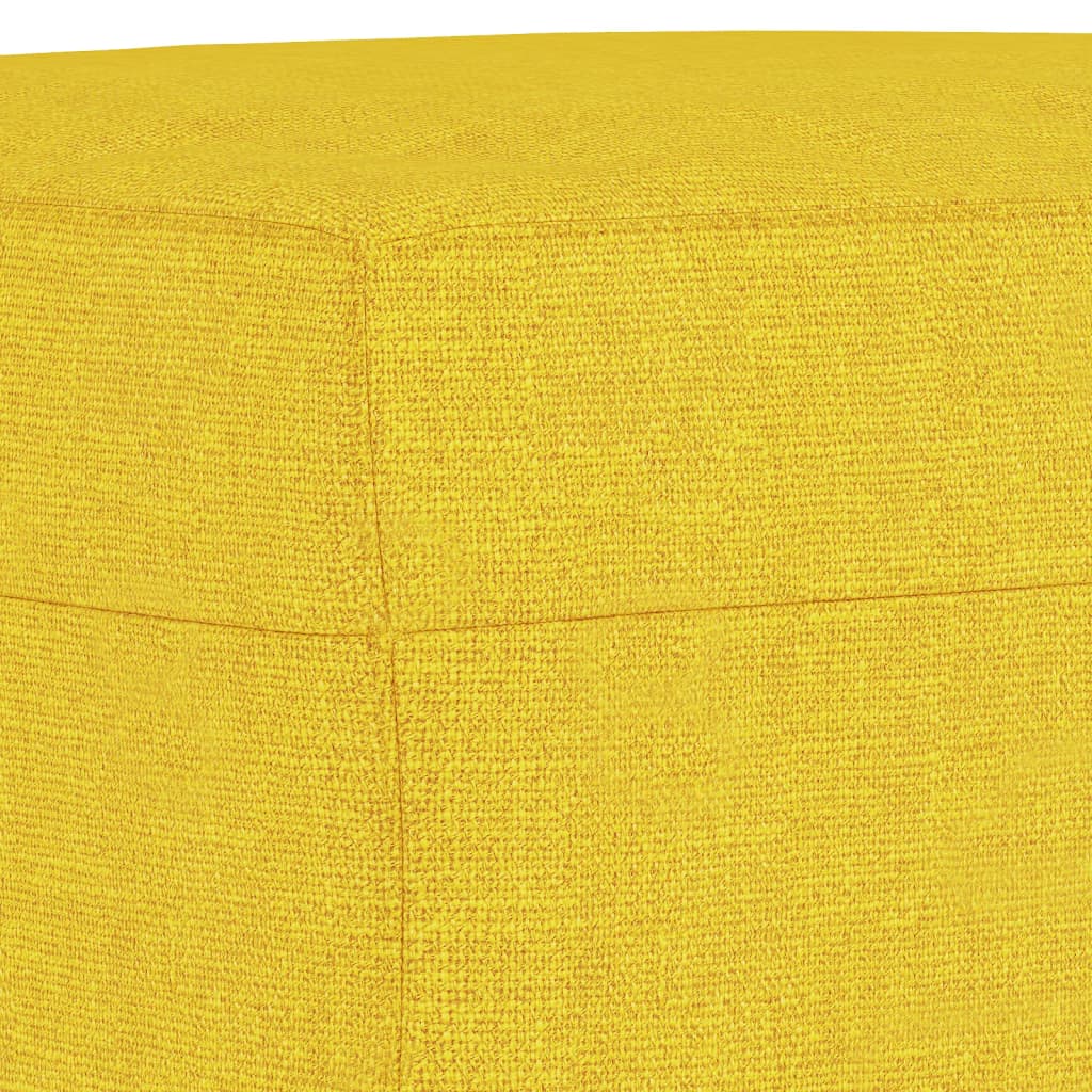 vidaXL Pakoja, šviesiai geltonos spalvos, 60x50x41cm, audinys
