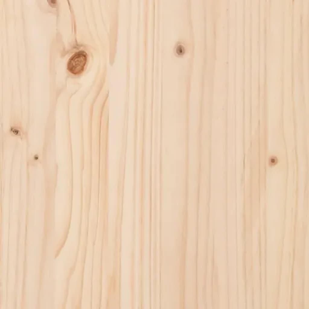 vidaXL Daiktadėžė, 59,5x36,5x33cm, pušies medienos masyvas