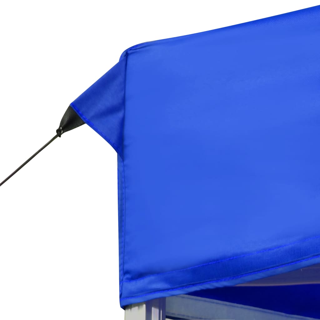 vidaXL Prof. išskleidžiama proginė palapinė, mėlyna, 6x3m, aliuminis