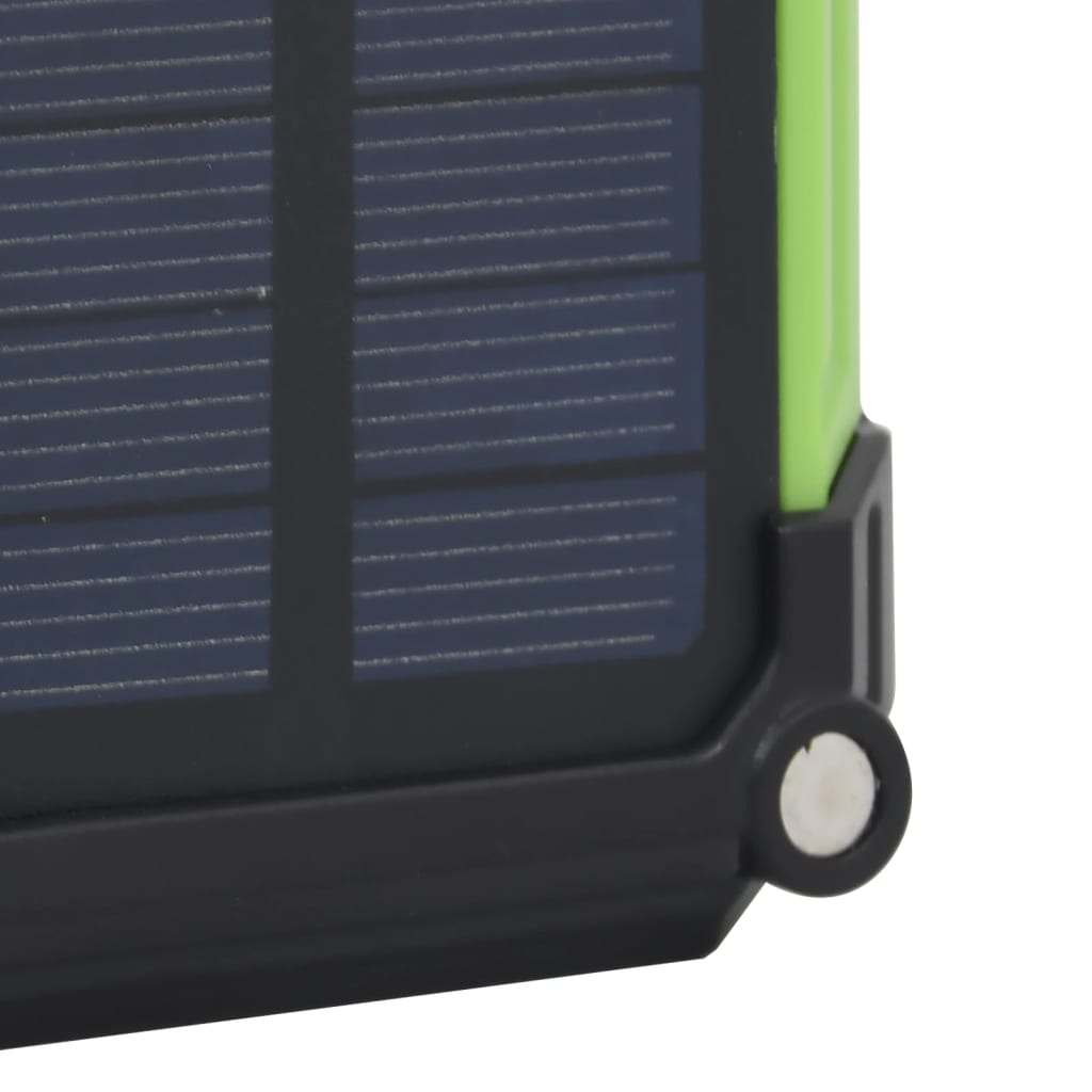 vidaXL Nešiojamas saulės energijos pagalba veikiantis LED žibintas