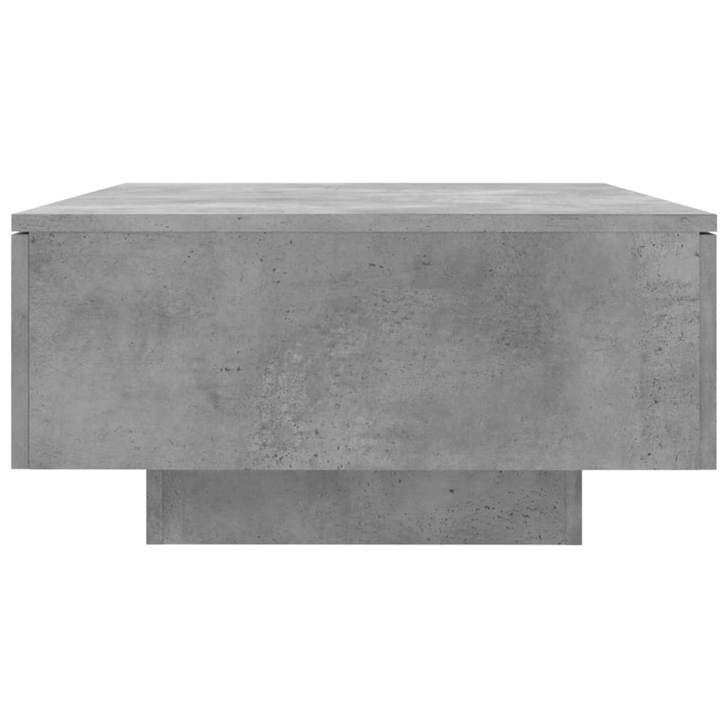 vidaXL Kavos staliukas, betono pilkos spalvos, 90x60x31cm, MDP