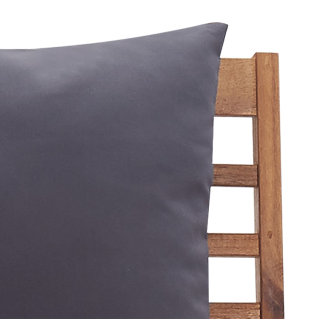 vidaXL Sodo baldų komplektas su pagalvėmis, 4 dalių, akacijos masyvas
