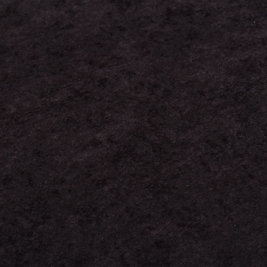 vidaXL Kilimas, antracito spalvos, 120cm, neslystantis, skalbiamas