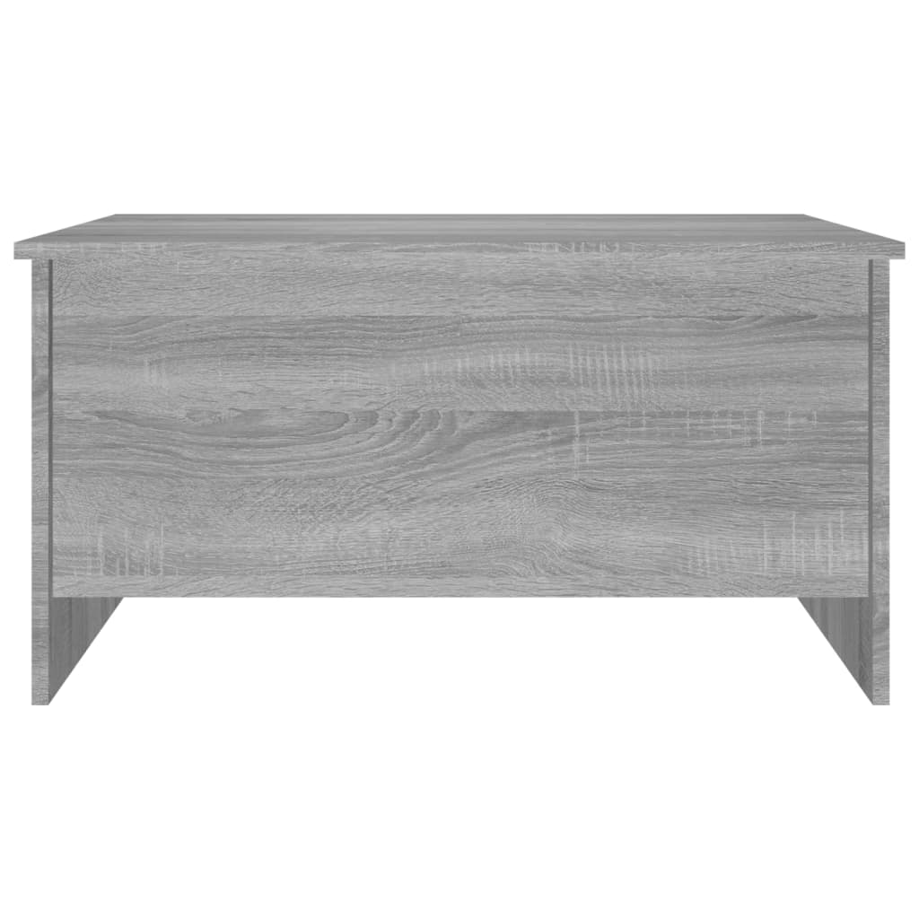 vidaXL Kavos staliukas, pilkas ąžuolo, 80x55,5x41,5cm, mediena