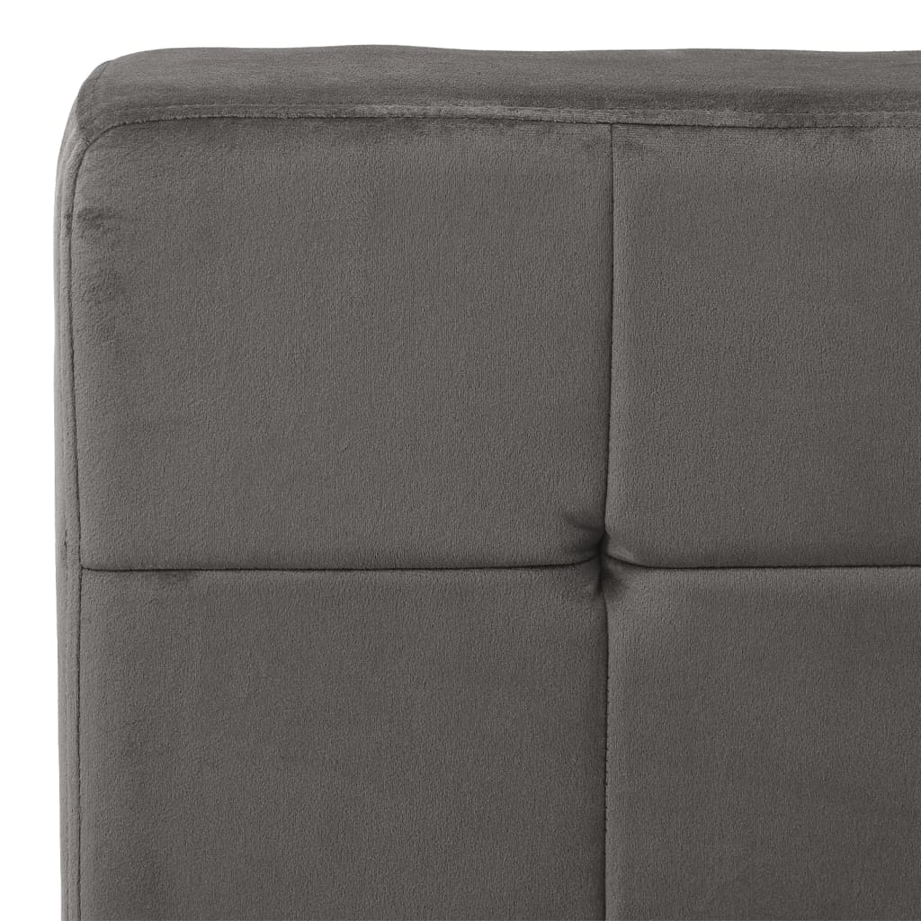 vidaXL Poilsio kėdė, tamsiai pilkos spalvos, 65x79x87cm, aksomas