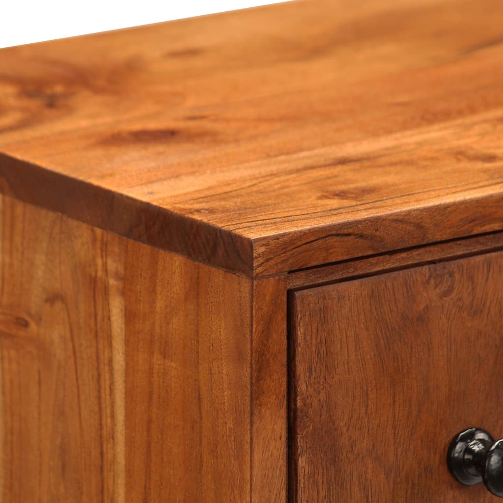 vidaXL Komoda su stalčiais, 60x30x75cm, akacijos medienos masyvas