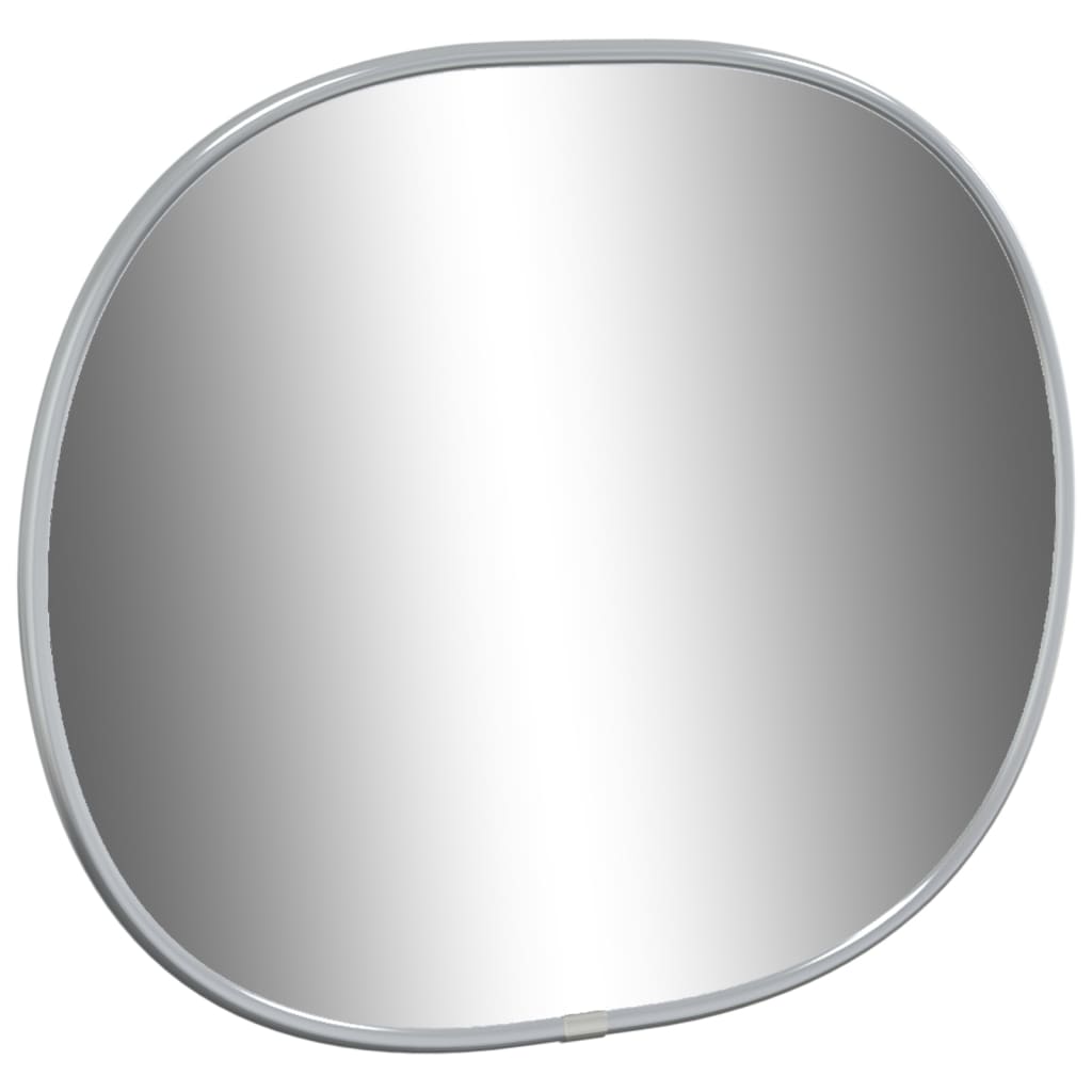 vidaXL Sieninis veidrodis, sidabrinės spalvos, 30x25cm