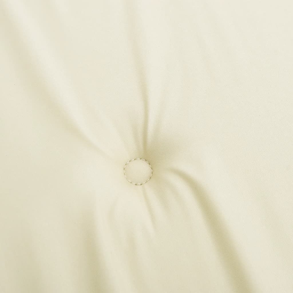 vidaXL Sodo suoliuko pagalvėlė, kreminės spalvos, 150x50x3cm, audinys