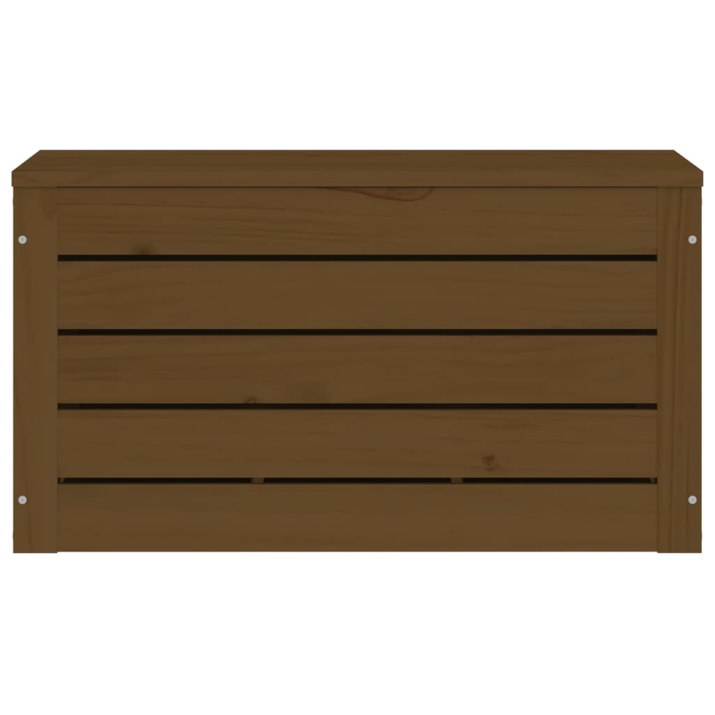vidaXL Daiktadėžė, medaus ruda, 59,5x36,5x33cm, pušies masyvas