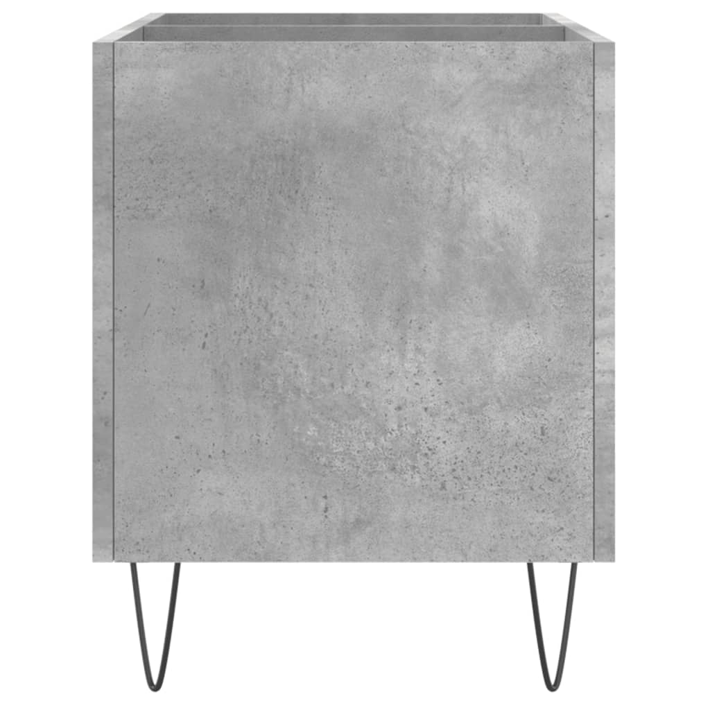 vidaXL Vinilinių plokštelių spintelė, betono, 74,5x38x48cm, mediena