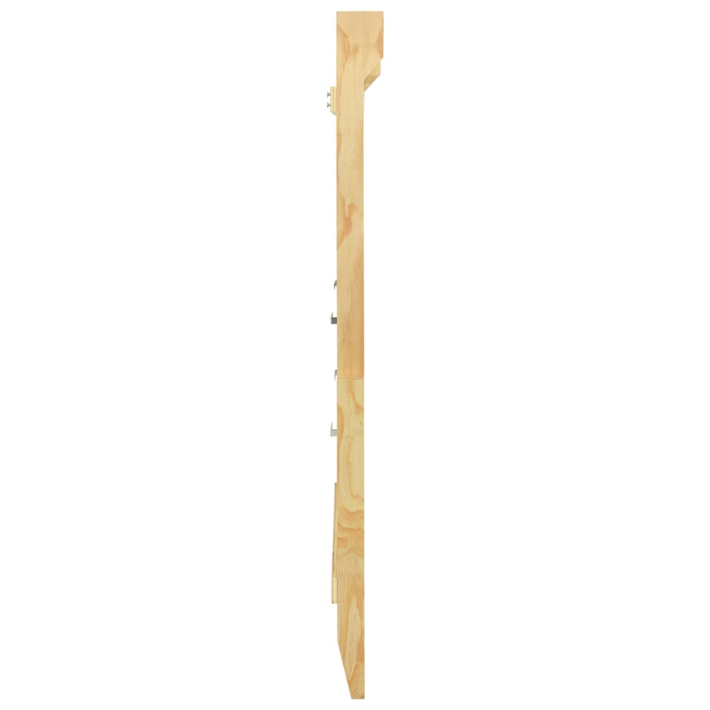 vidaXL Sieninė karstyklė, 80x15,8x195 cm, mediena