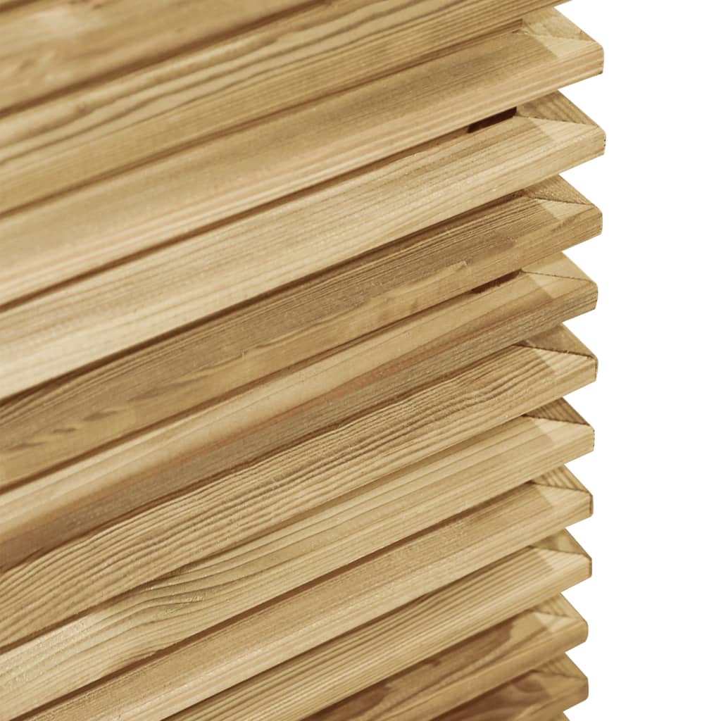vidaXL Vazonas, 50x50x40cm, impregnuota pušies mediena, aukštas