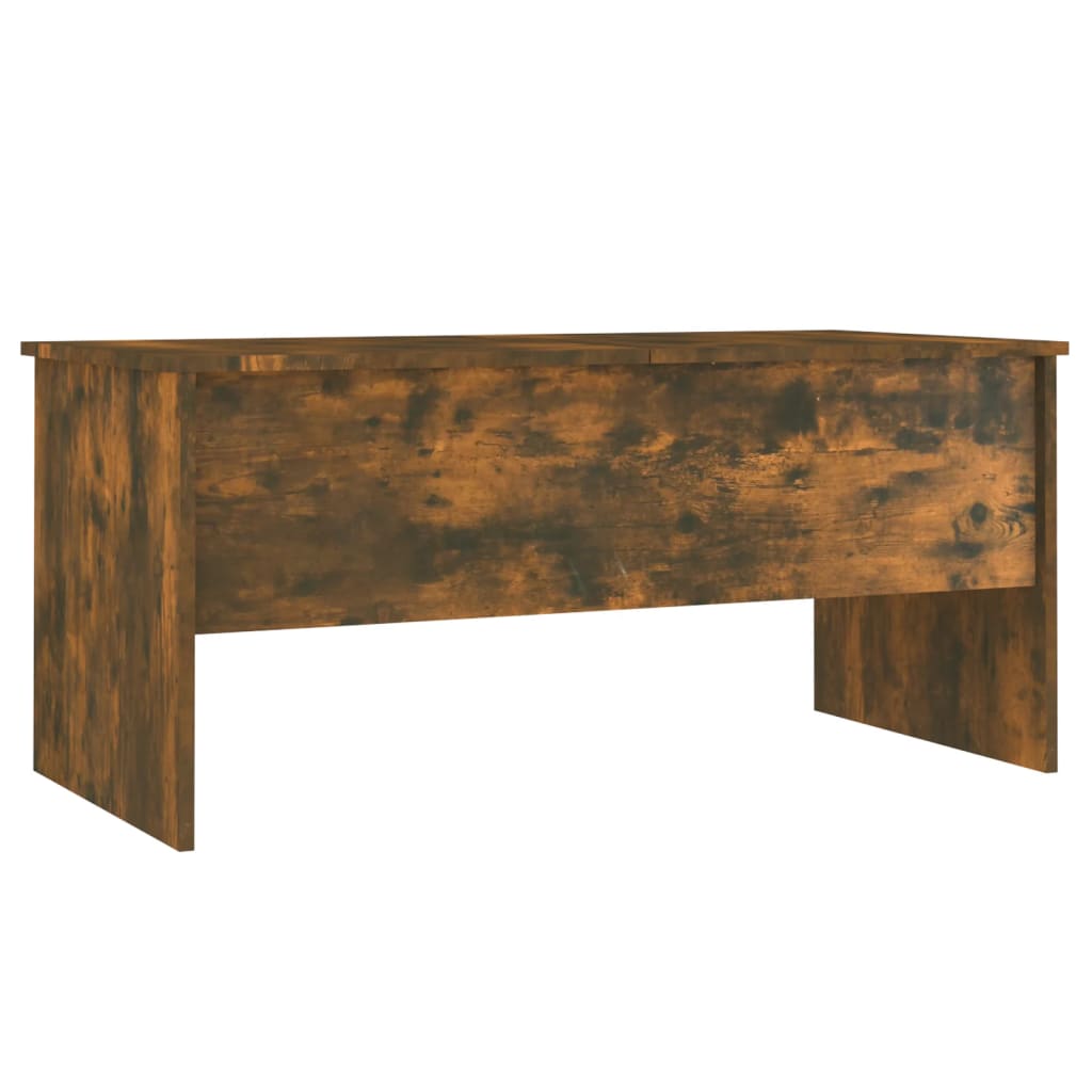 vidaXL Kavos staliukas, dūminio ąžuolo, 102x50,5x46,5cm, mediena
