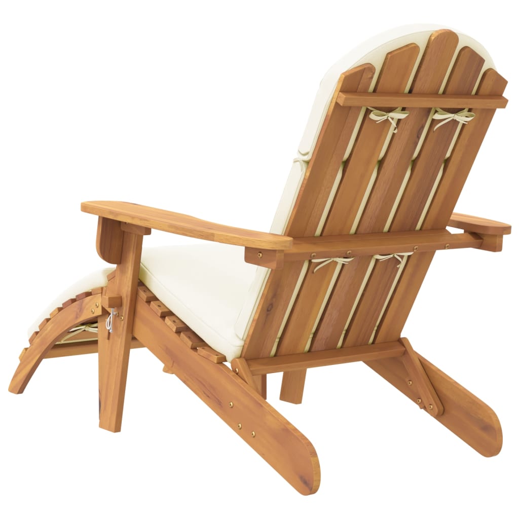 vidaXL Sodo adirondack kėdė su pakoja, akacijos medienos masyvas