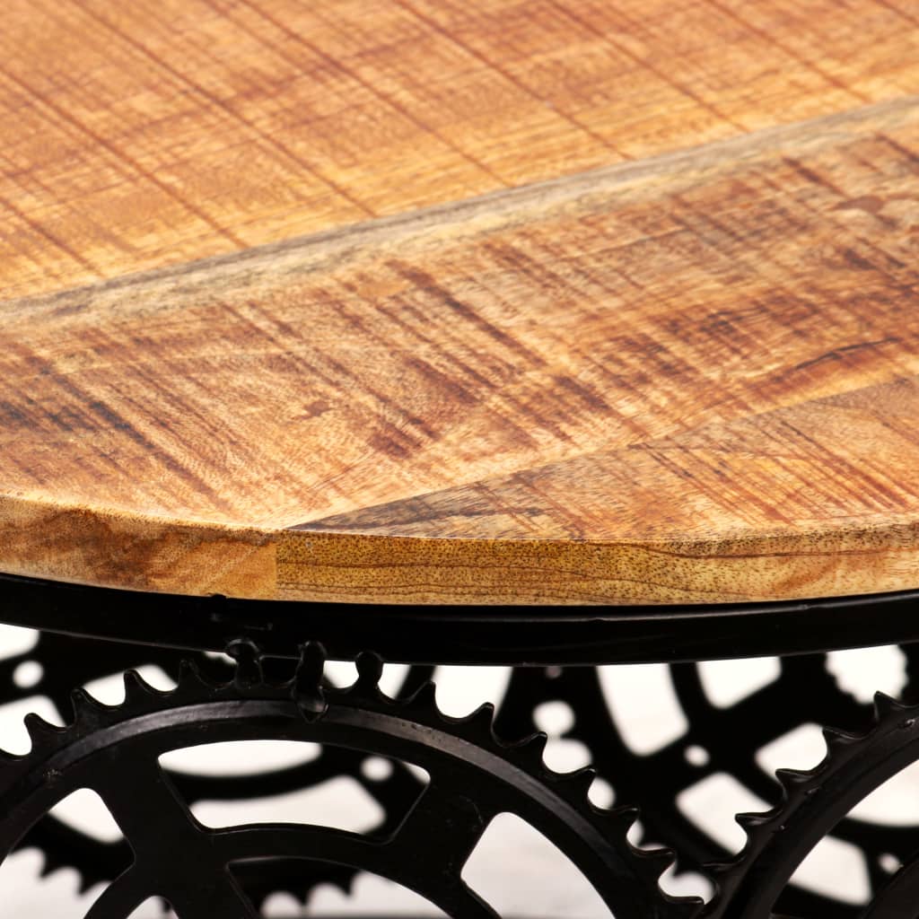 vidaXL Kavos staliukas, masyvi mango mediena, 60x40cm