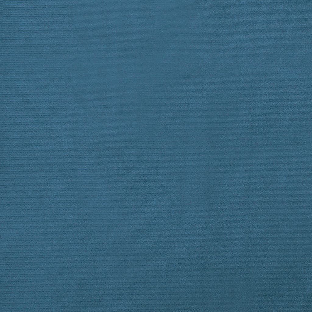 vidaXL Lova šunims su prailginimu, mėlyna, 100x50x30cm, aksomas