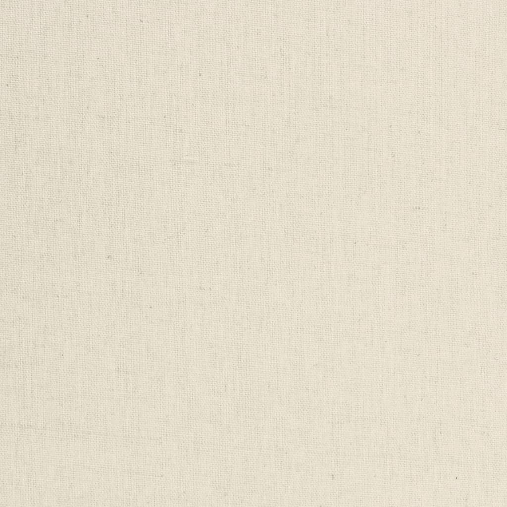 vidaXL Suoliukas, smėlio spalvos, 110,5x45x49cm, linas