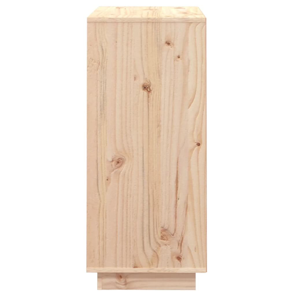 vidaXL Šoninė spintelė, 74x35x80cm, pušies medienos masyvas