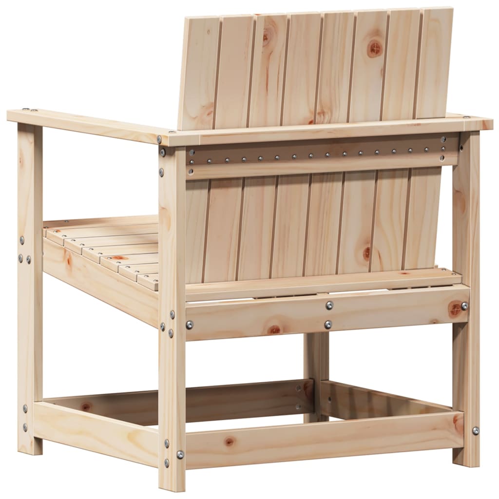 vidaXL Sodo poilsio baldų komplektas, 3 dalių, pušies medienos masyvas
