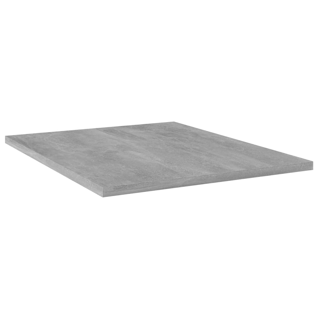vidaXL Knygų lentynos plokštės, 4vnt., betono pilkos, 40x50x1,5cm, MDP
