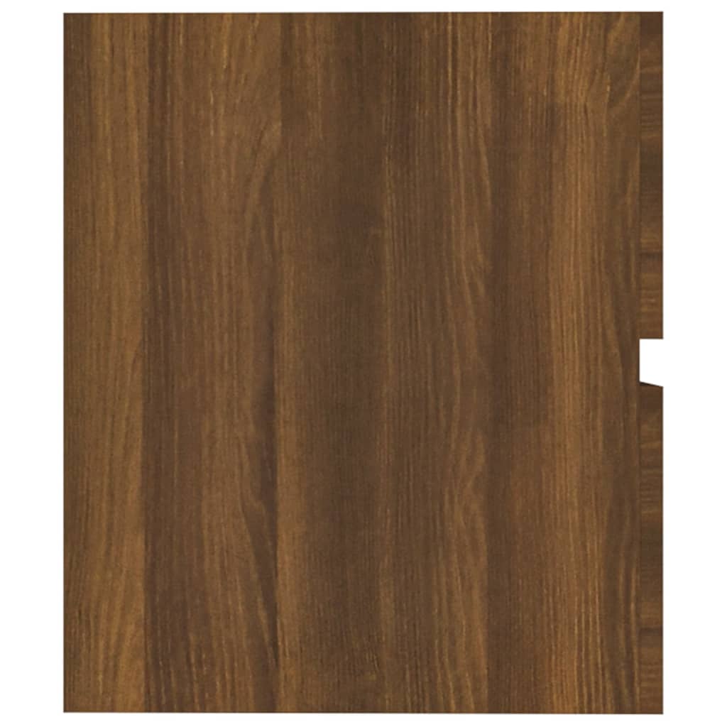 vidaXL Spintelė praustuvui, ruda ąžuolo, 41x38,5x45cm, mediena