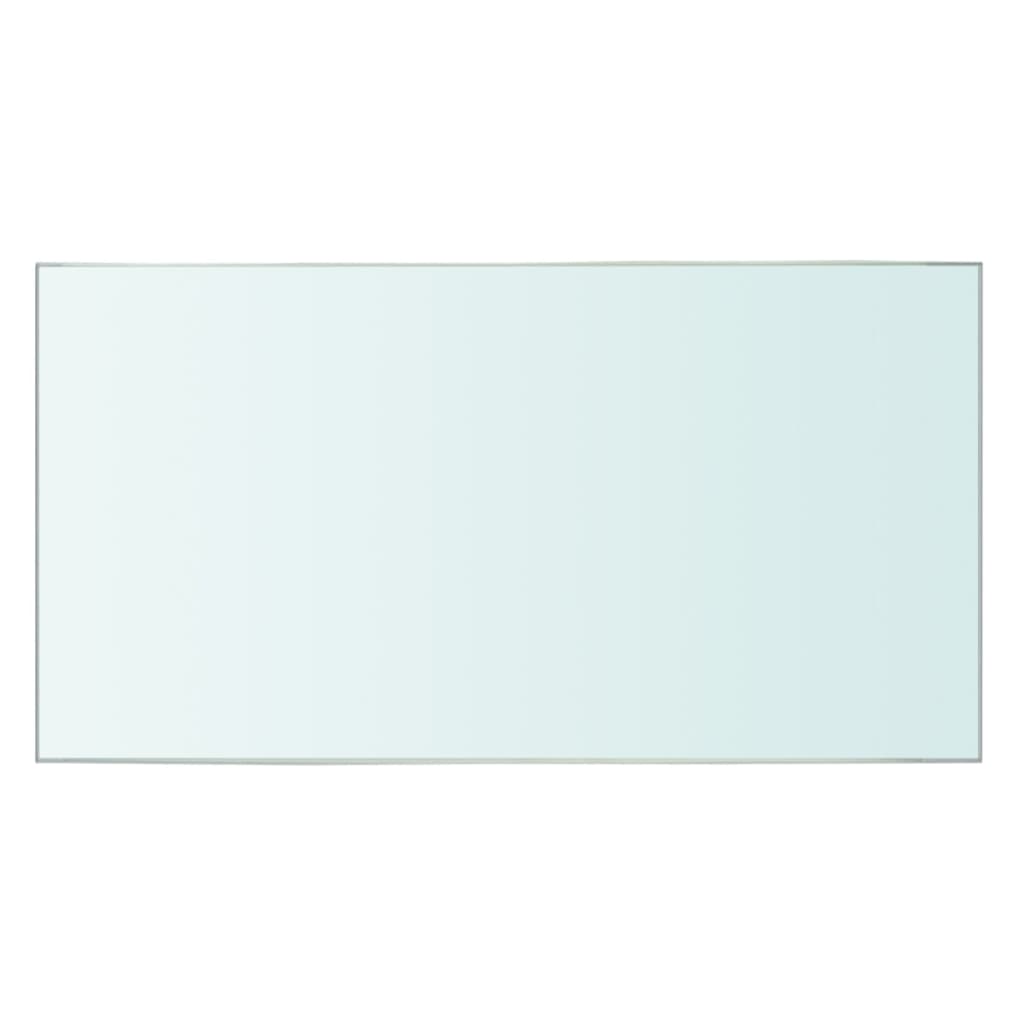 vidaXL Lentynos, 2vnt., skaidrios, 20x30cm, stiklo plokštė (243806x2)